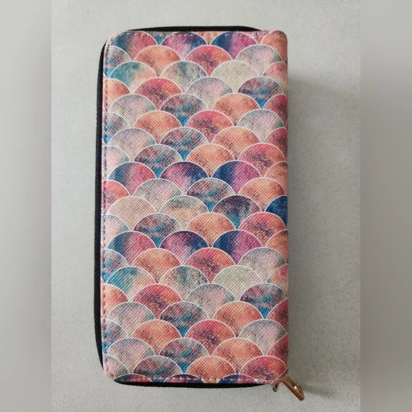 HAWEE Mermaid Pink Pattern Cellphone Wallet - Picture 2 of 7
